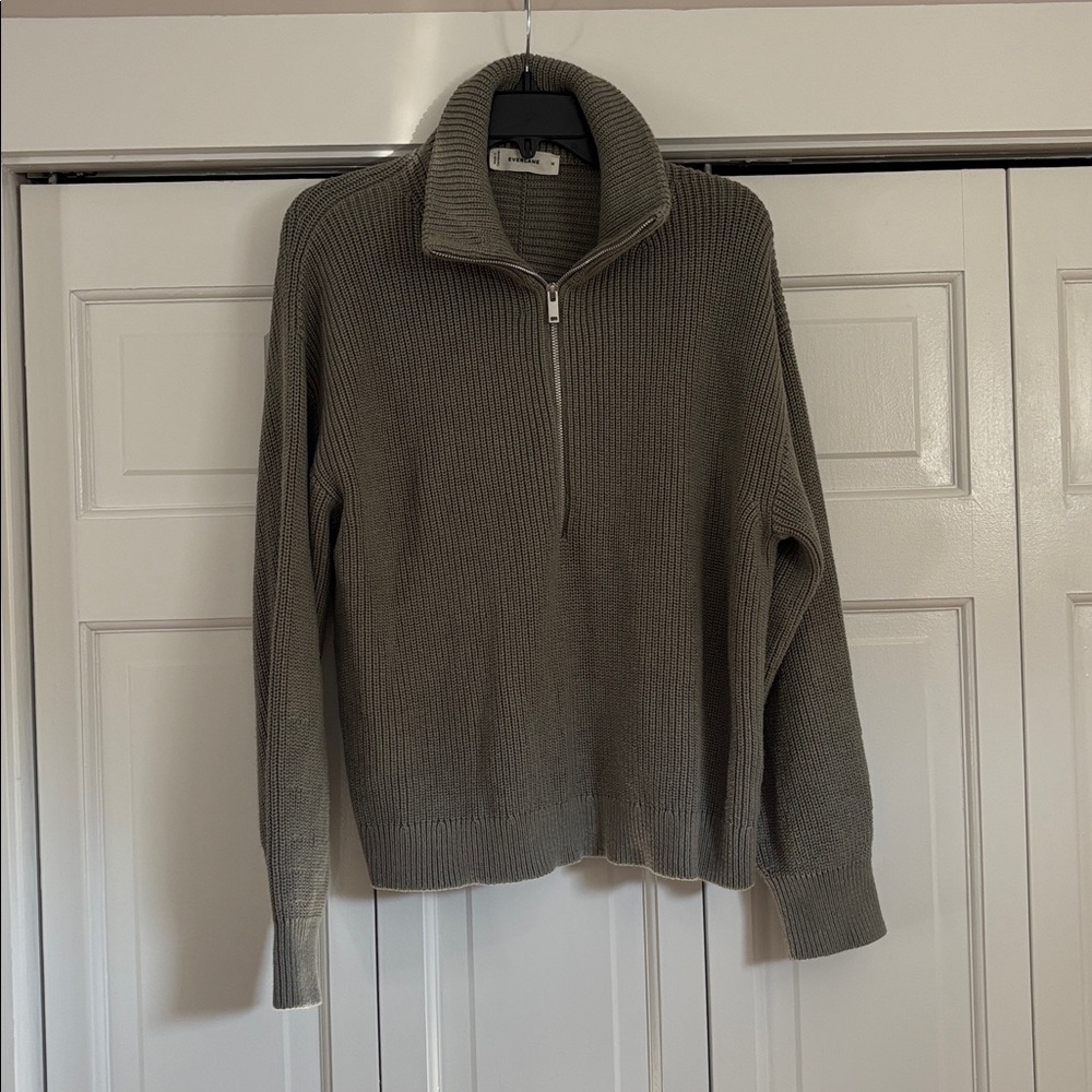 Everlane Half-Zip in Everyday Cotton - Size M - Picture 7 of 11